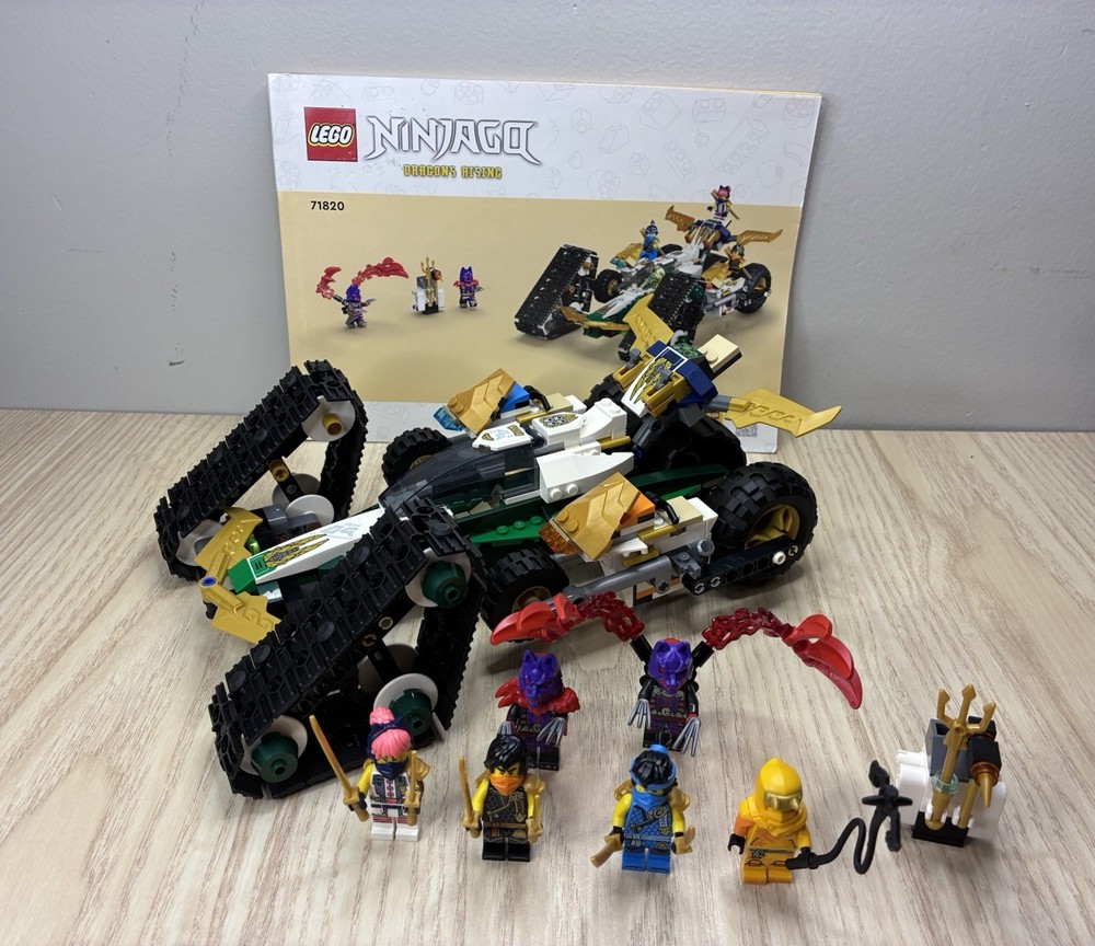 Lego Ninjago Ninja Team Combo Vehicle 71820 With Minifigures And Instructions