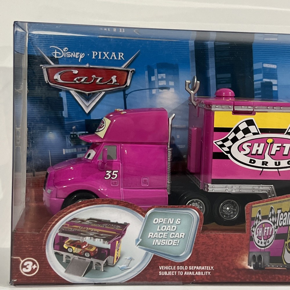 Disney Pixar Cars HAULER “SHIFTY DRUG”  #35  Night Skyline Series NIB