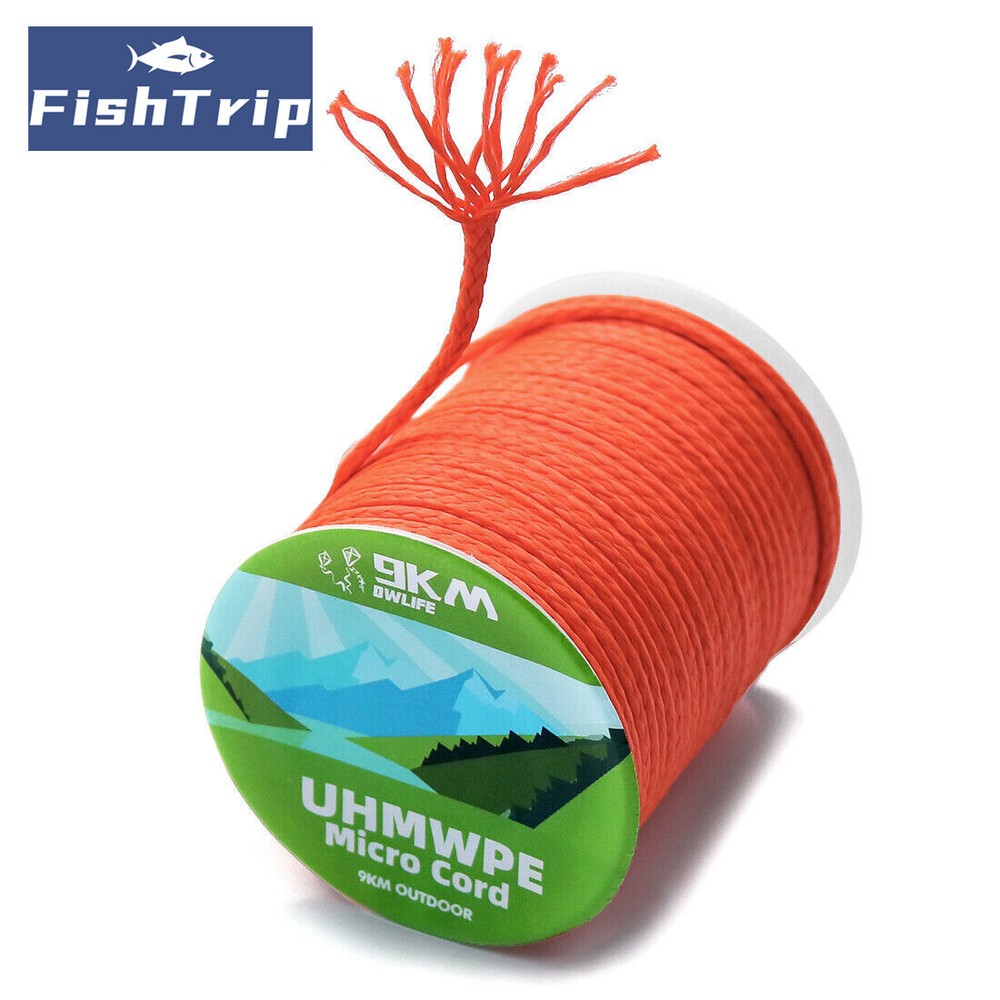 350lb 1mm Hollow Braided Dyneema Line Strong and Durable Braided UHMWPE Cord