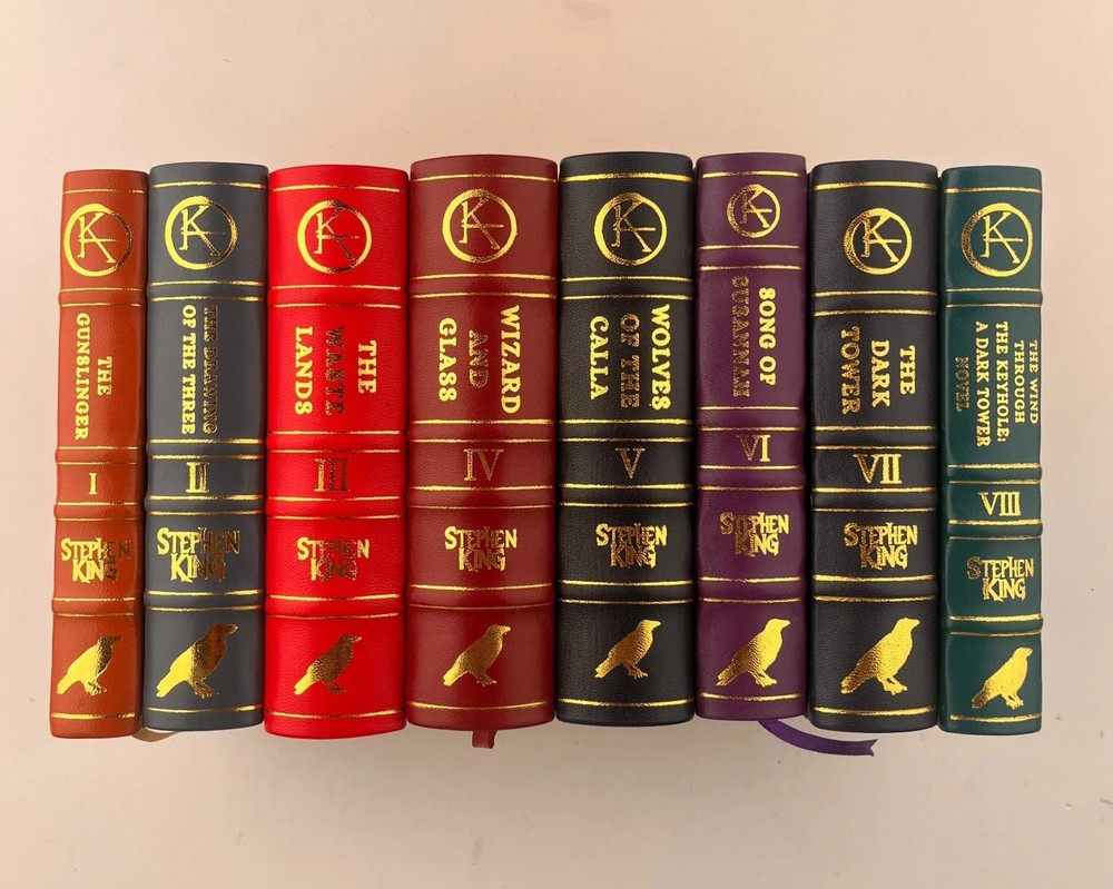 The Dark Tower Series Complete 8 Books Set by Stephen Kin[Premium Leather Bound]