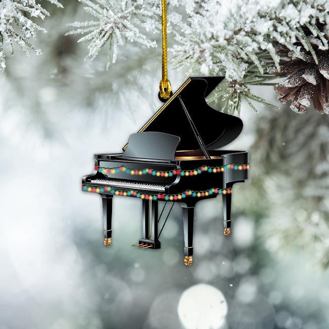 Piano Christmas Ornament  Pianist Christmas Ornament  Music Lovers Ornament Gift