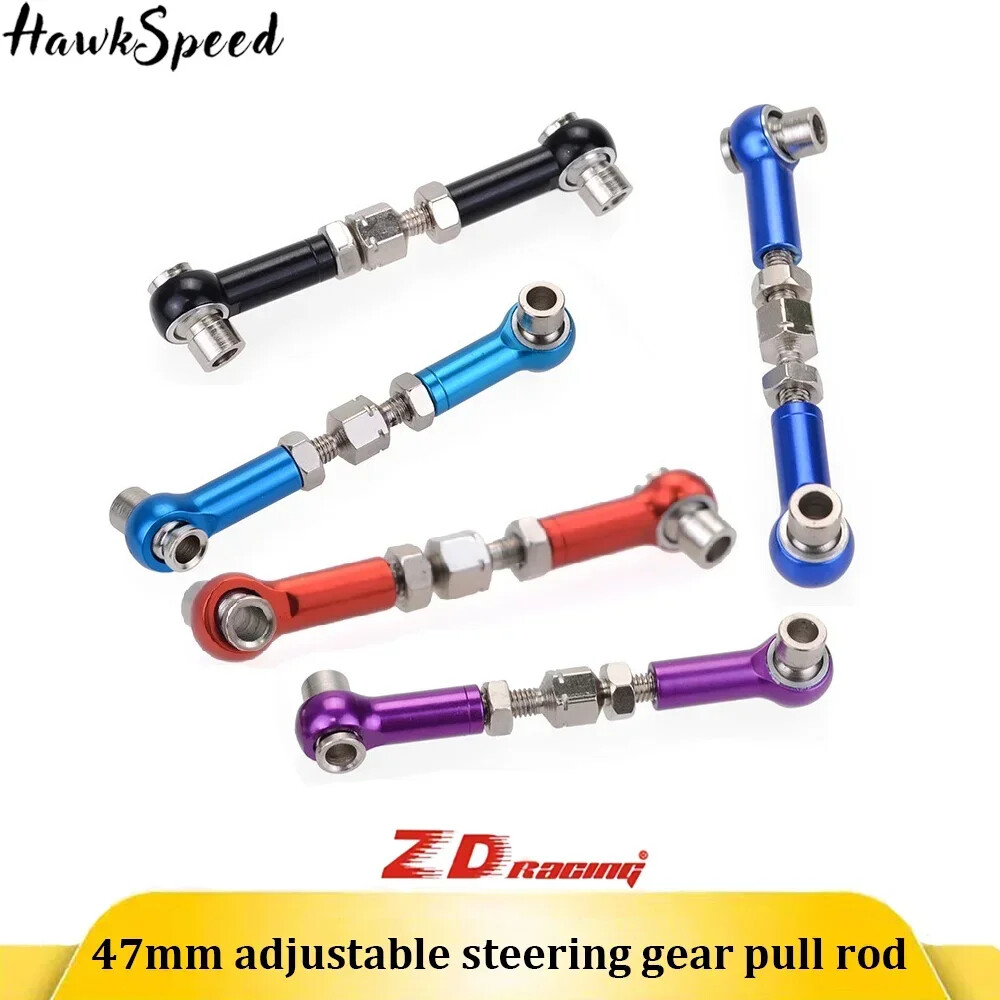 6Pcs 47mm Servo Linkage Pull Rod for HSP Redcat ZD Racing Hpi LRP Drift Car