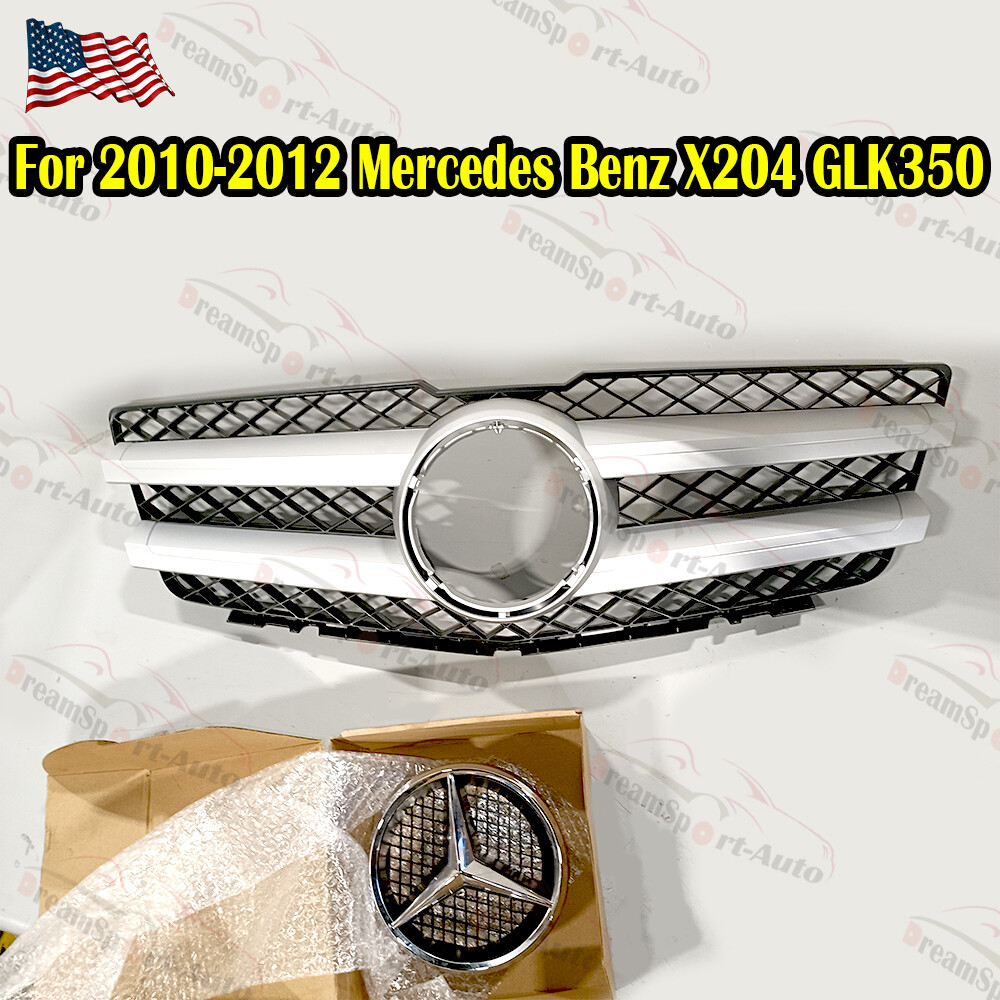 2010-2012 Mercedes GLK350 X204 Mesh Hood Grille with Emblem  
