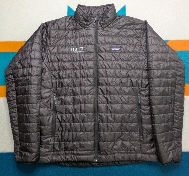 Patagonia Nano Puff Full Zip Insulated Puffer Jacket Black XL Primaloft Quilted