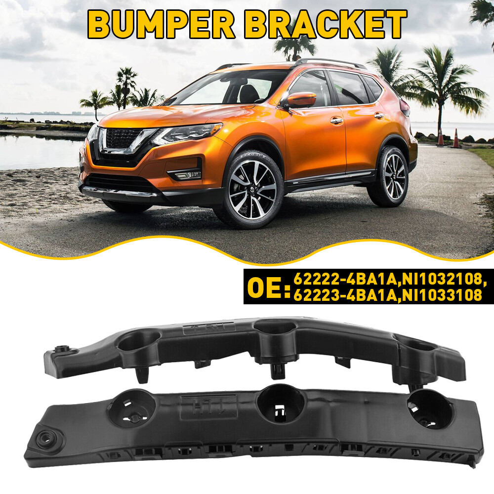 2014-2019 Nissan Rogue SUV Front Bumper Bracket 2PC Beam Mount Support