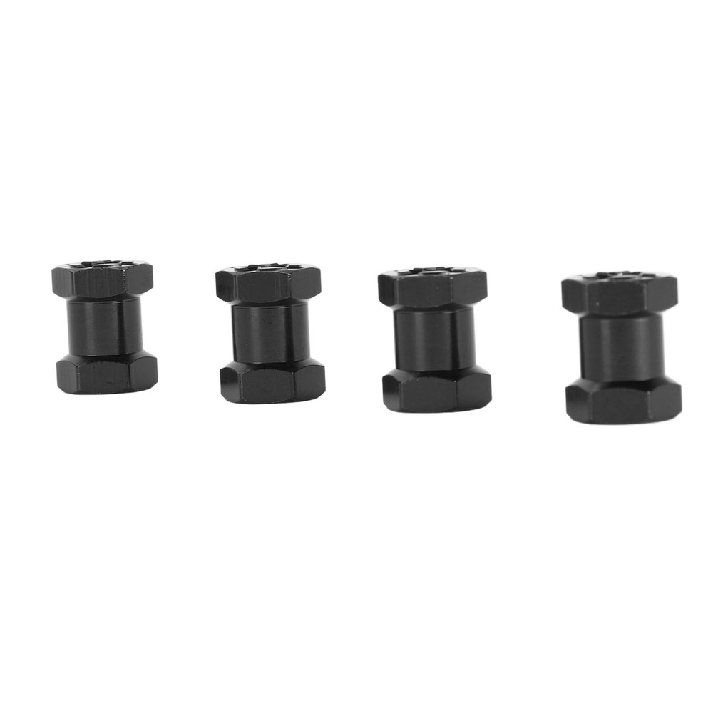 (Black)4Pcs RC Wheel Hex Spacers 12mm Remote Control Car Universal Hub HH FD