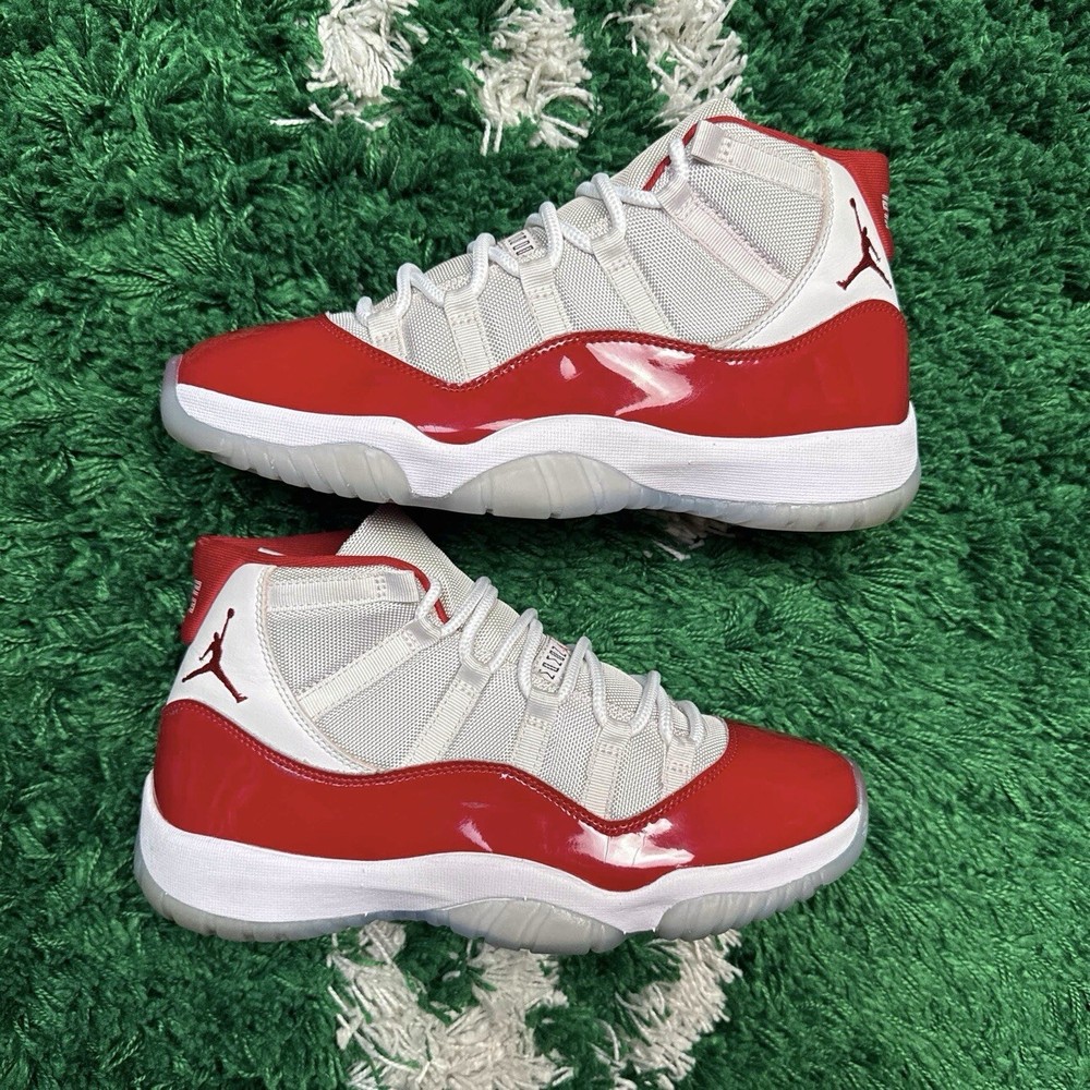 Size 10 - Air Jordan 11 Retro High Cherry Red White - Super Clean (CT8012-116)