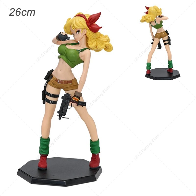 Anime Dragon Ball Z Kawaii Girls Action Figures Bulma Launch Chichi Model Toy