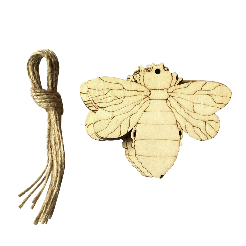 10PCS Bee-Shaped Cake Decorations for Baking and Crafts