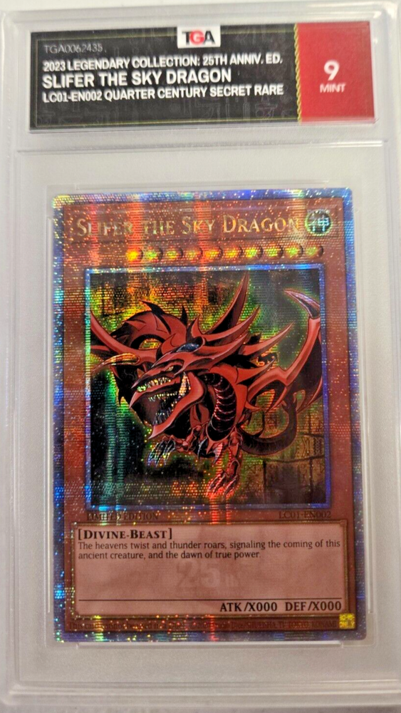 2023 Yugioh 25th Anniv Graded Secret Rare Slifer the Sky Dragon