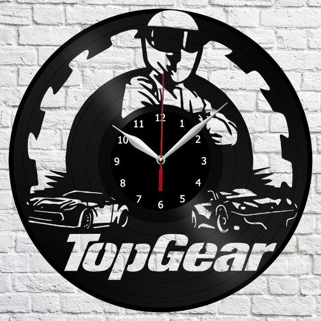 Top Gear Vinyl Record Wall Clock Fan Art Decor 12 Inch 30cm 4164