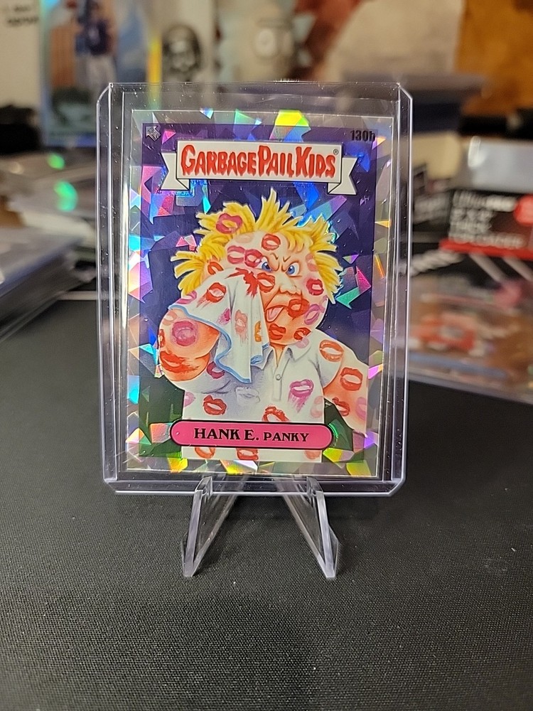 Atomic Refractor Garbage Pail Kids Hank E Panky Trading Card