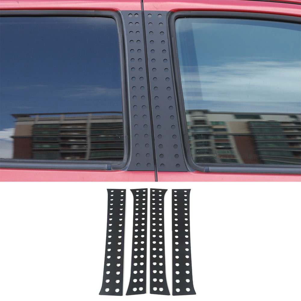 Window Center Pillar Trim Panel For Toyota Tacoma 2016-2022 Aluminum Black US