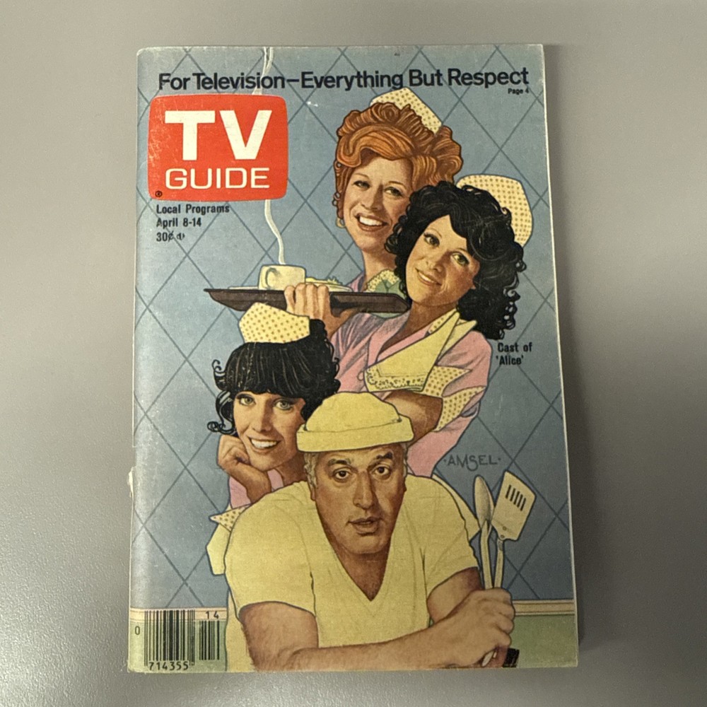 TV GUIDE magazine April 8-14 1978 no mailing label ALICE