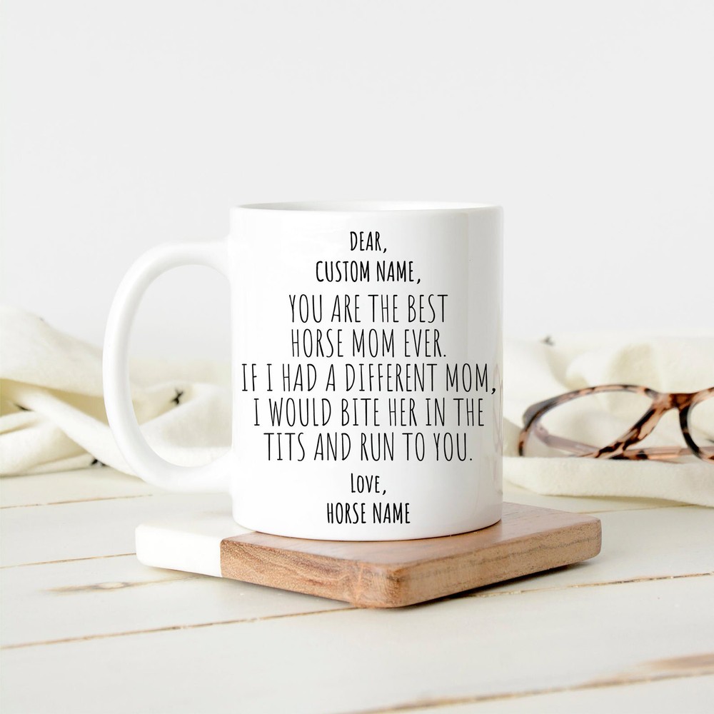 Personalized Horse Mom Mug Mothers Day Gift Custom Horse Mom Mug For Her