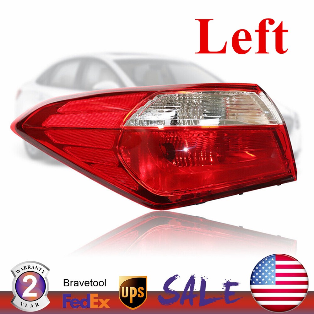 2014-2016 Kia Forte Left Driver Side Tail Light Replacement Lamp