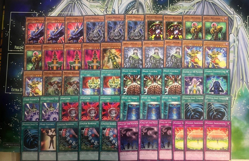 Cyber Dragon Psychic Shockwave YuGiOh Battle City Deck ESPA Roba Jinzo Machine