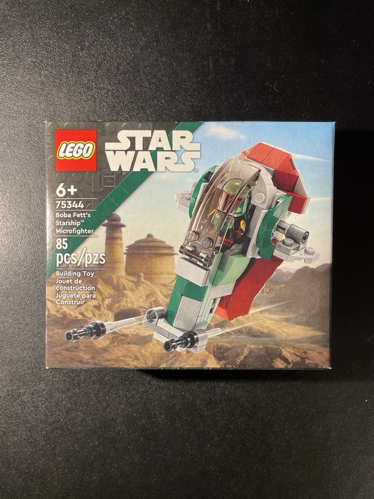 LEGO Star Wars Boba Fett's Starship Microfighter 75344 Buildable Toy Set