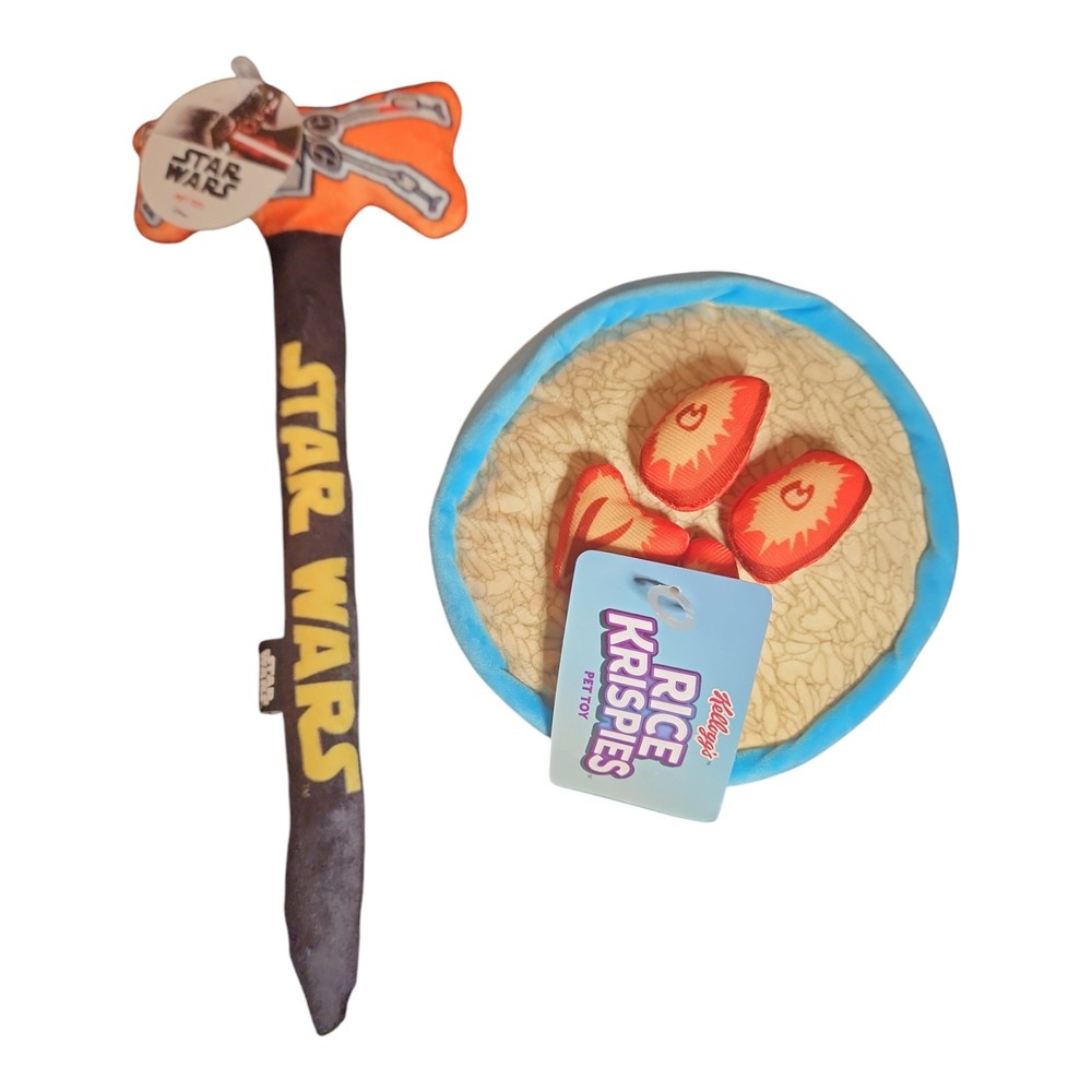 Pet Toy for dogs STAR WARS Rice Krispy Treat Bowl Pet Toys Squeak