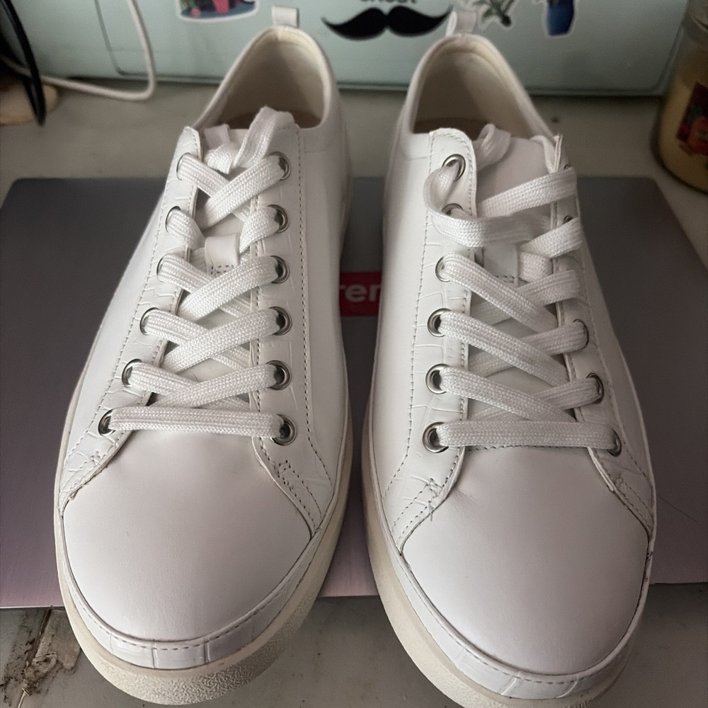 Vionic Winny Womens Leather Sneakers Shoes Arch Support  Sz 11 M
