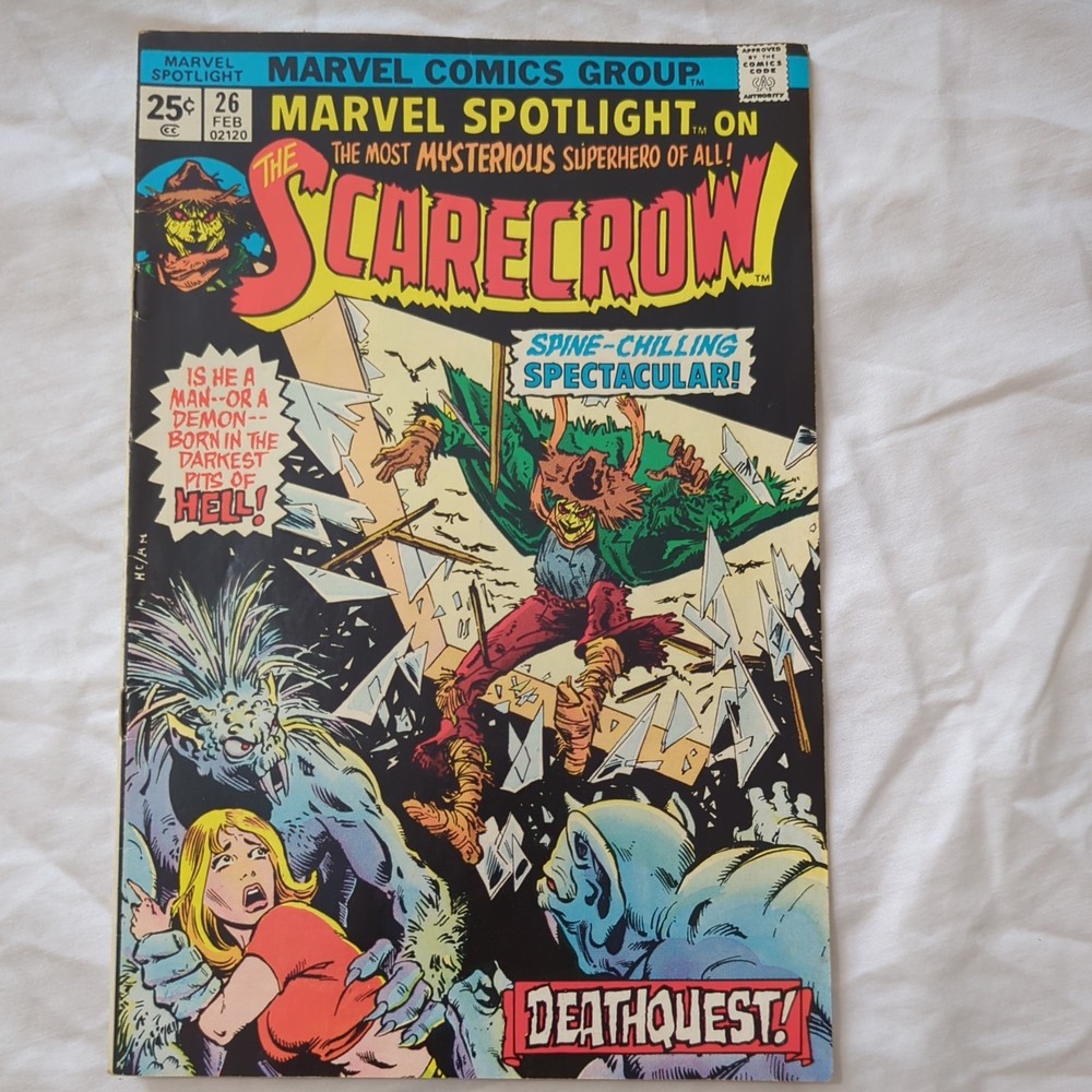Marvel Spotlight #26 Scarecrow 1976 VF/NM High Grade Comic