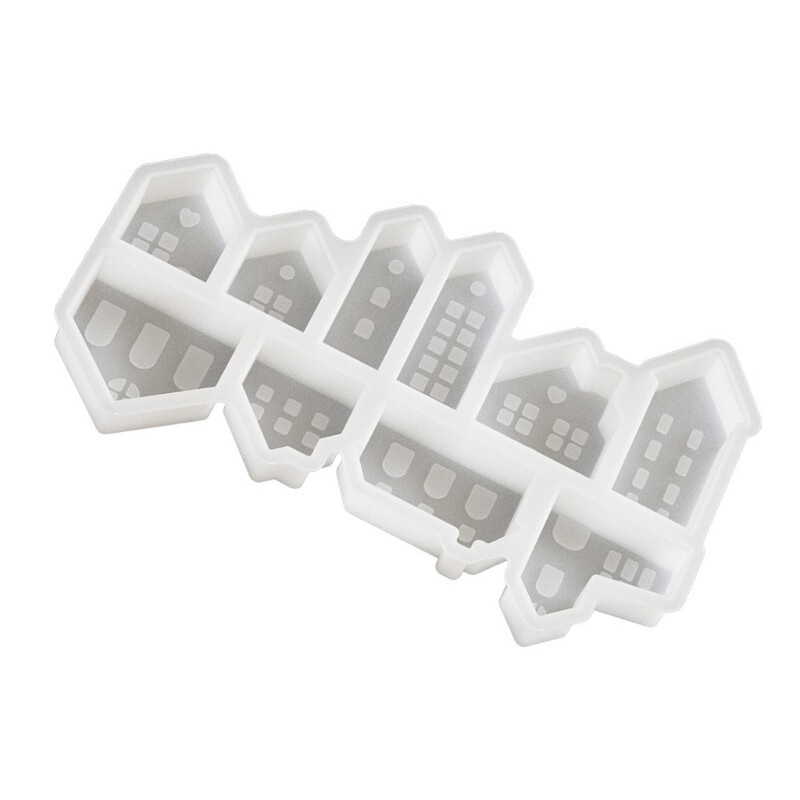 Silicone Castes Mold for Handmade Resin House Accessory for Home Decoration