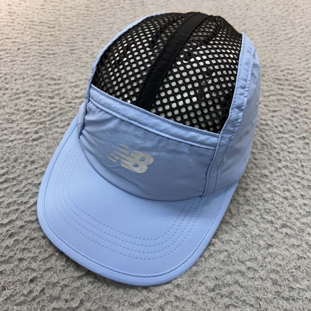 New Balance Panel Hat  Hat Cap Mens 5 Panel One Size Mesh Pouch Lightweight Run