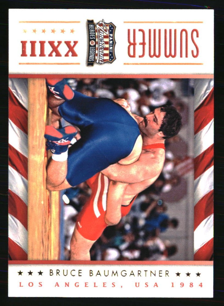 Bruce Baumgartner 2012 Panini Americana Heroes & Legends #5 WRESTLING Card