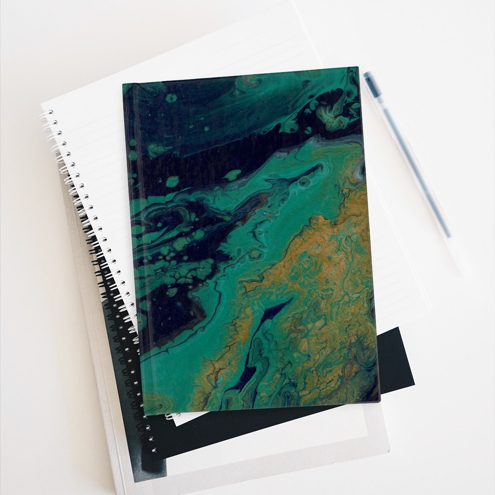 Caribbean Nights - Hardcover Journal with Ruled pages