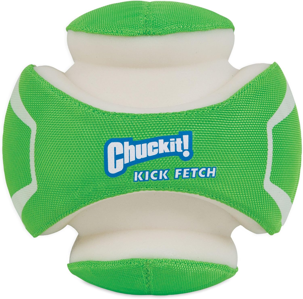 Kick Fetch Max Glow Ball Large 8 Inch Glow In The Dark Dog Toy New