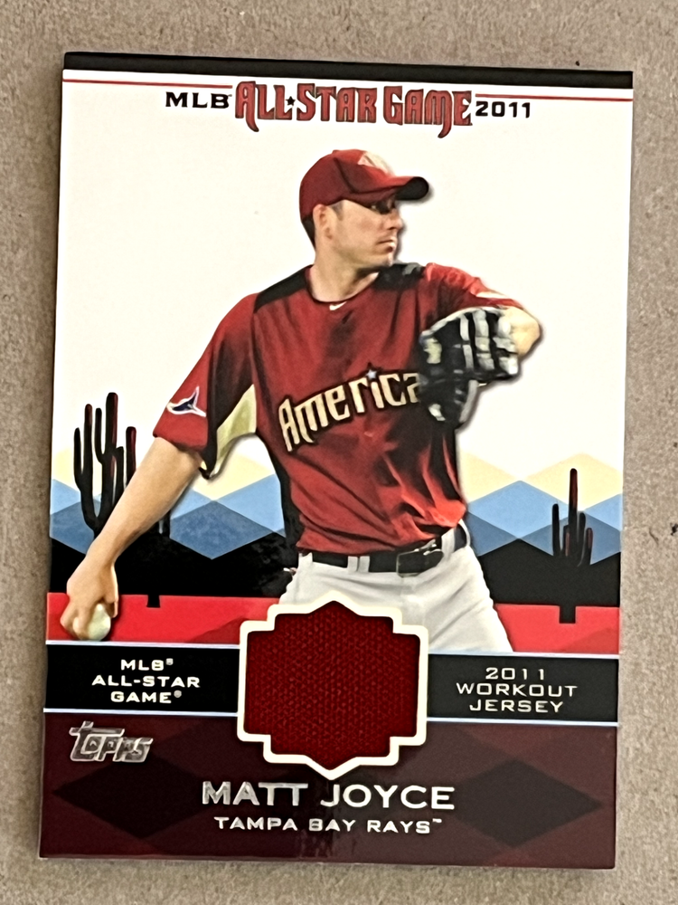 2011 Topps  #AS-26 All-Star Stitches Relics Matt Joyce Tampa Bay Rays