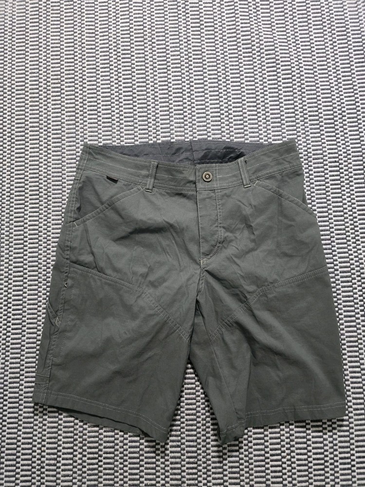 Pantalones Cortos Kuhl Born In The Mountains Caqui Nylon Para Hombre 32 Verde Militar