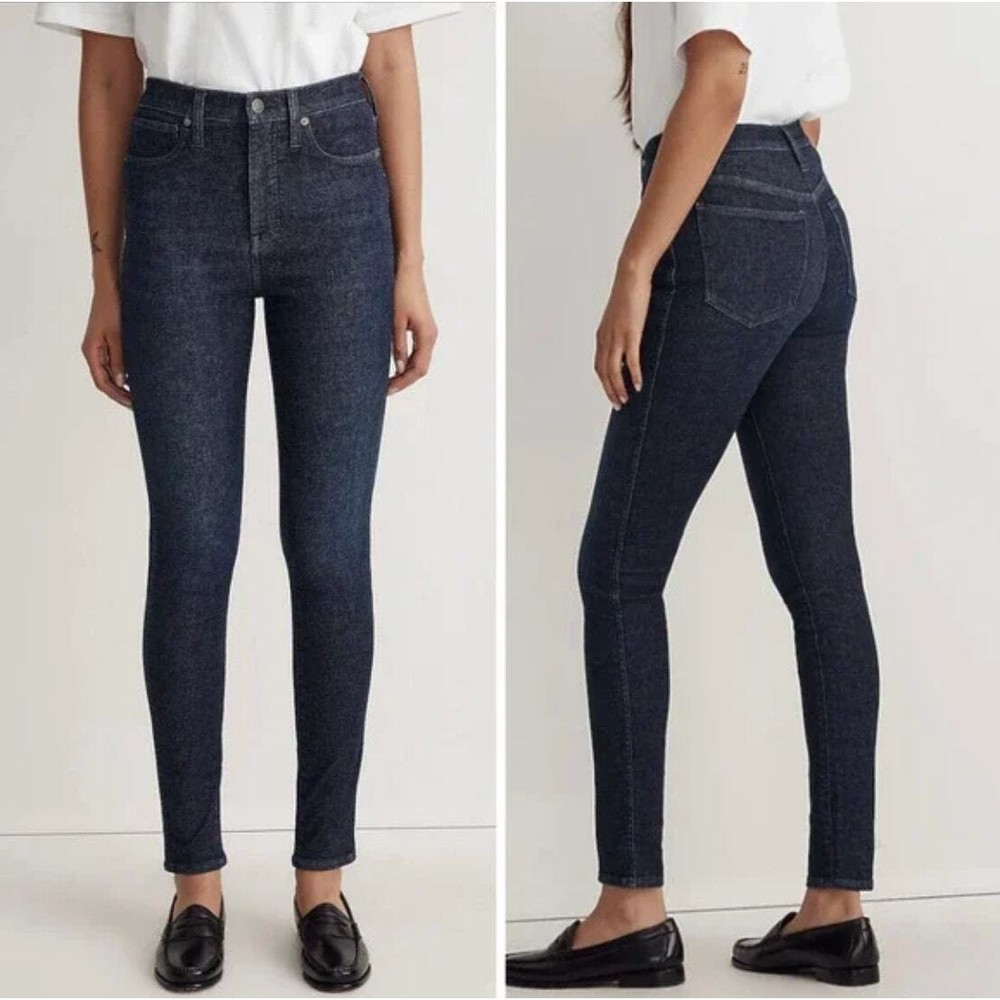 Madewell 10-Inch High-Rise Skinny Jeans Bensley Wash Size 26