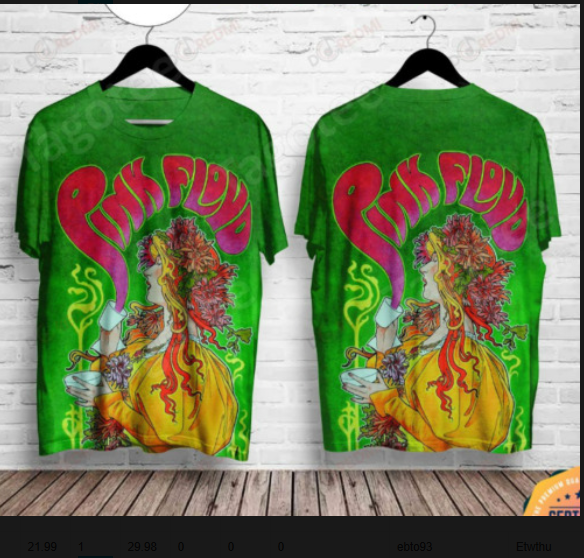 Pink Floyd shirt 3d - ALL size shirt 3d, cute color 3d -hot