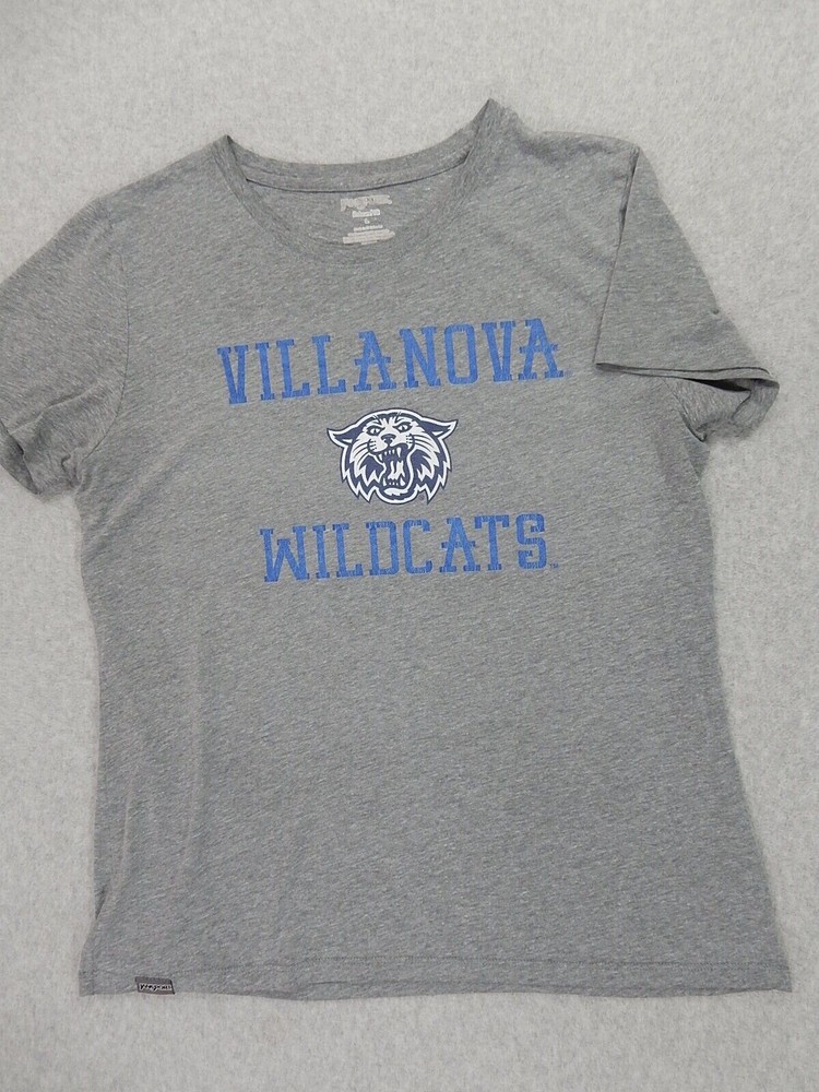 Villanova Wildcats Basketball Short Sleeve Campus Crew Shirt (Men's Large) Gray