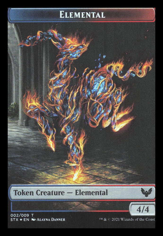 Magic_the_gathering Elemental Inkling Double-Sided Token Commander Mast #2/9 4/9-image