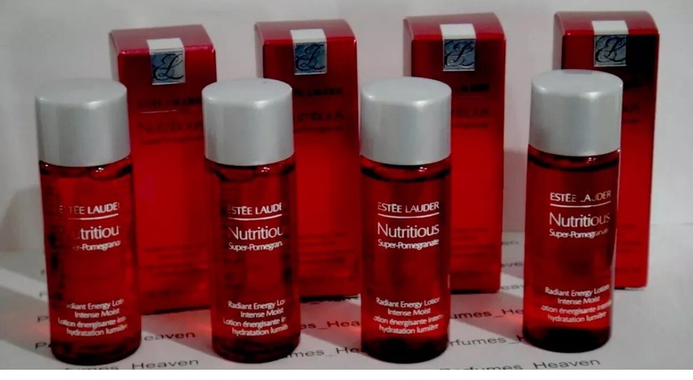 Estee Lauder Nutritious Super-Pomegranate Energy Lotion 0.5oz x4 Pack