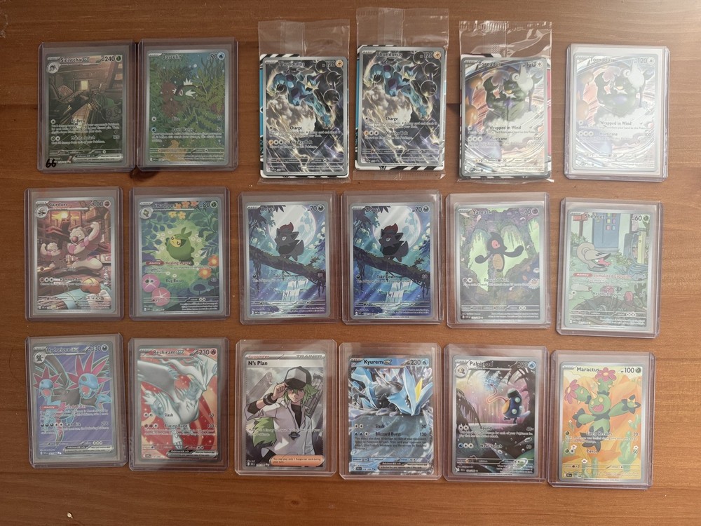 New Pokemon TCG Black Bolt And White Flare Illustrative Rares