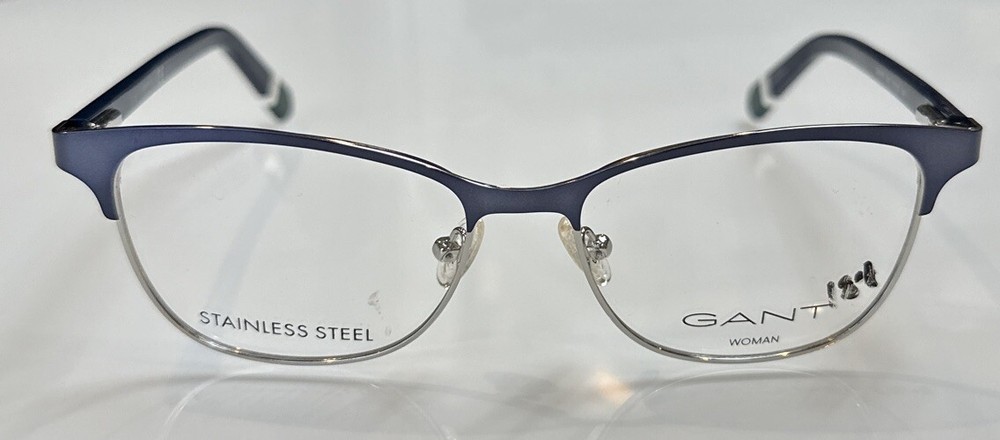 GANT GA4105 091 Shiny Blue Metal Woman Optical Eyeglasses Frame 51-15-140 RXable