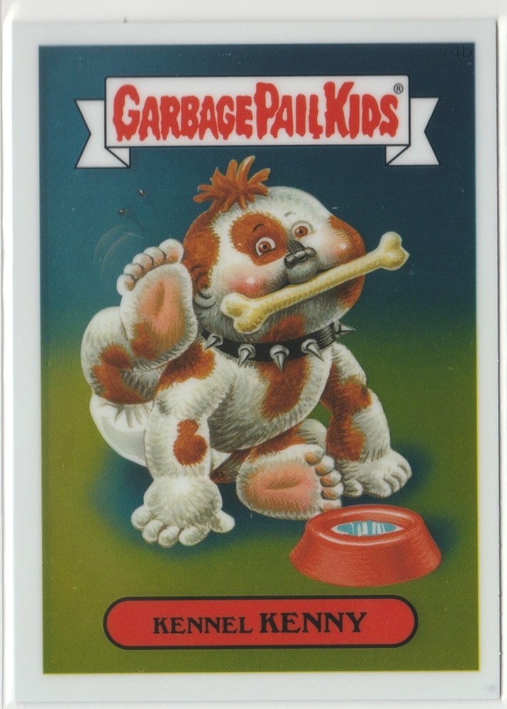 Kennel Kenny #74b Garbage Pail Kids 2014 Chrome Series 2 CS2 GPK Card