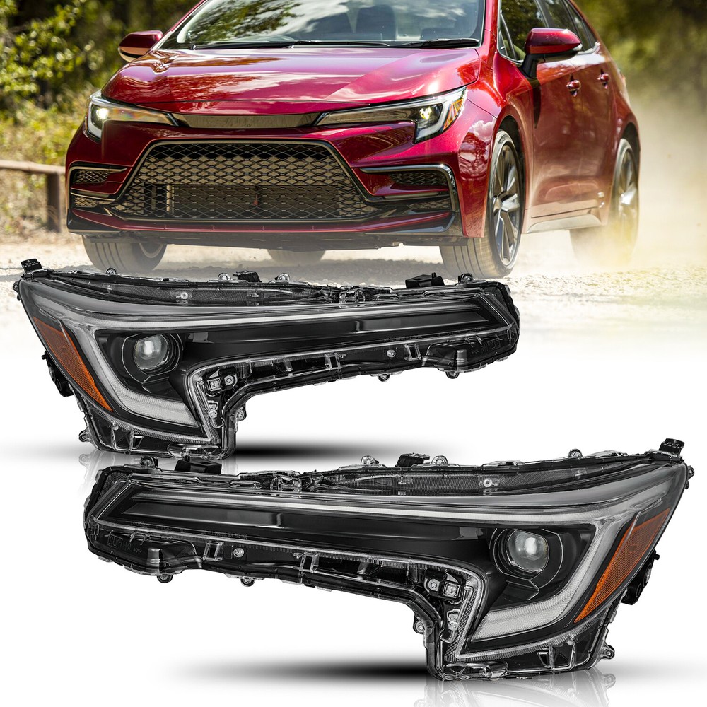 Headlight For 2023 2024 Toyota Corolla Hybrid SE XLE XSE FULL LED Headlamp