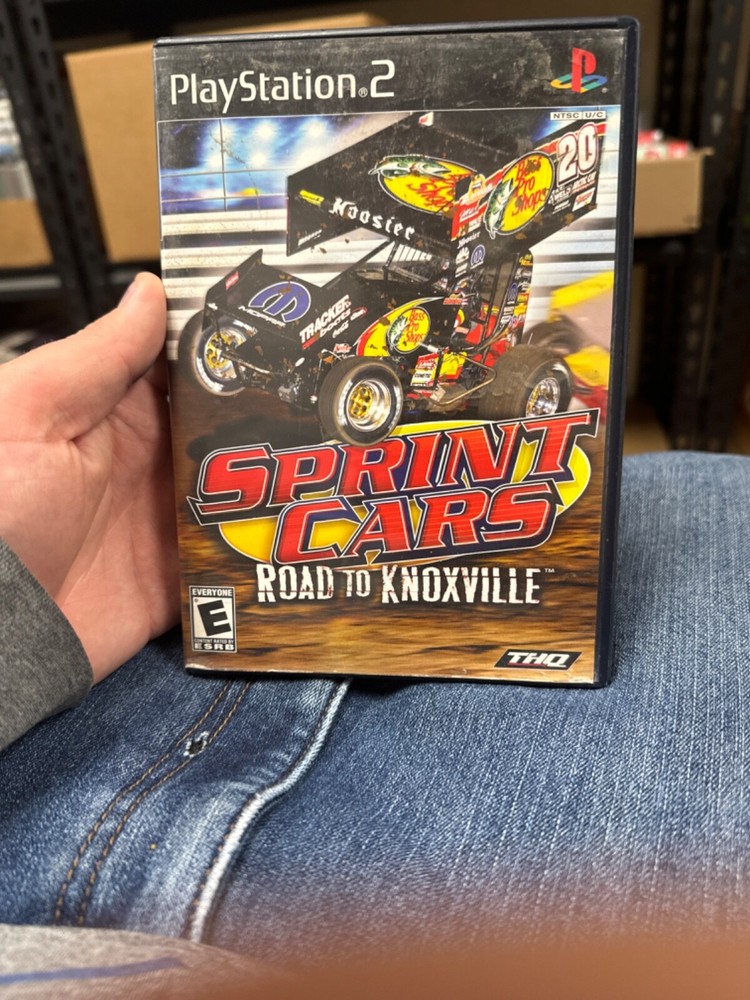 Sprint Cars Road to Knoxville PS2 Game 2006 Complete Tested Working