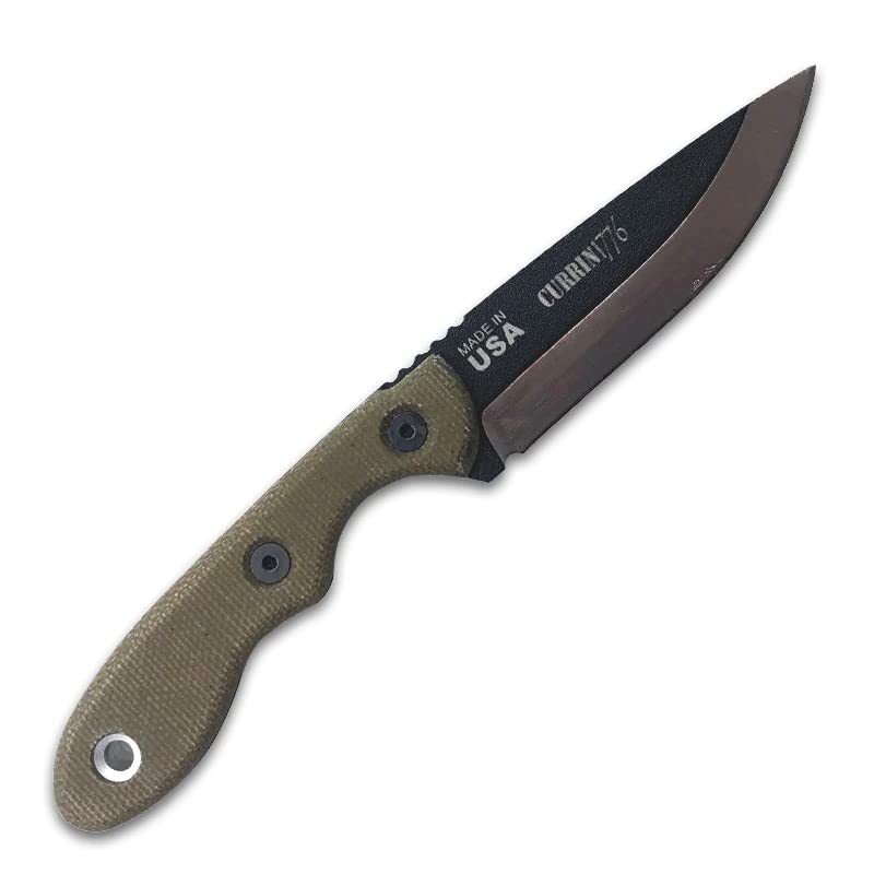 New TOPS Mini Scandi Currin 1776 Fixed Blade Knife