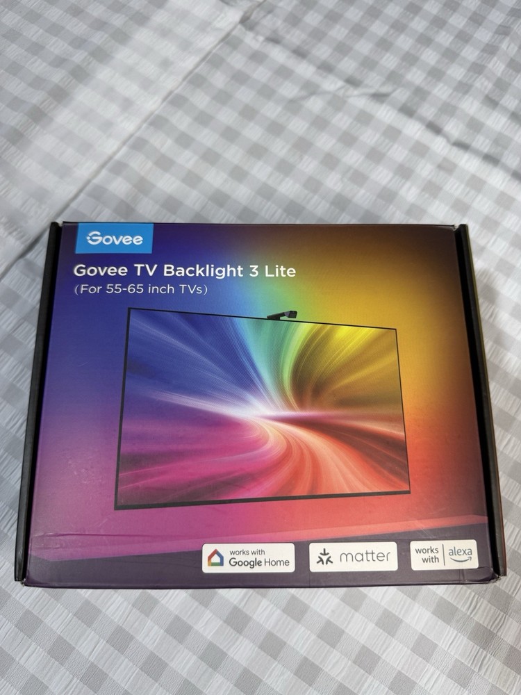 Govee H6099 TV Backlight 3 Lite For 55”-65”Tv's - NEW!