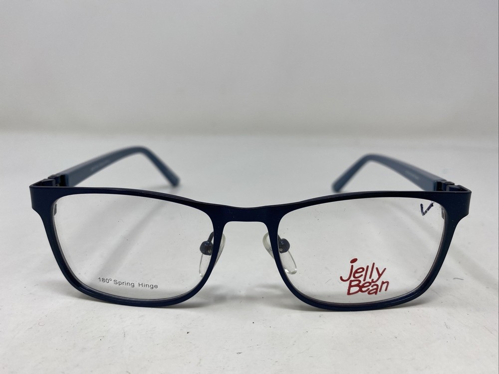 Jelly Bean JB 167 Matte Navy Metal Full Rim Eyeglasses Frame 47-16-135 WR97