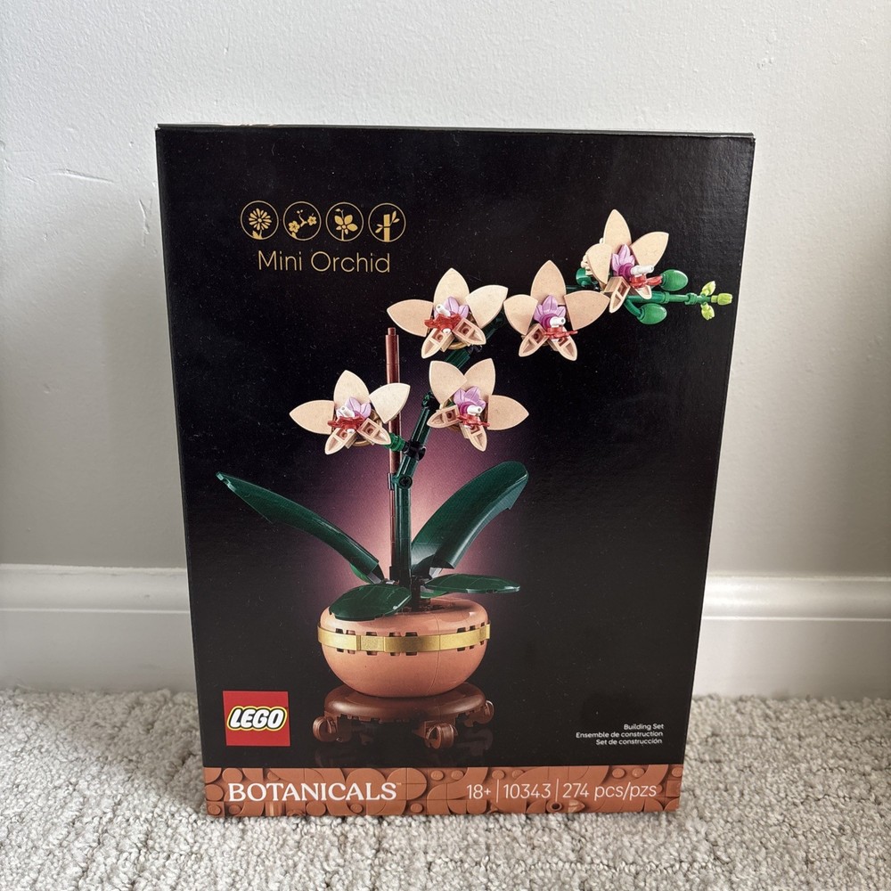 LEGO Botanicals Mini Orchid Building Set 10343 for Adults