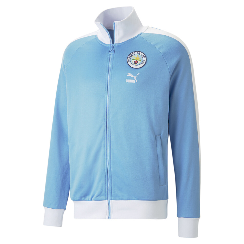 Puma Mcfc Ftblheritage T7 FullZip Track Jacket Mens Size XXL  Casual Athletic Ou