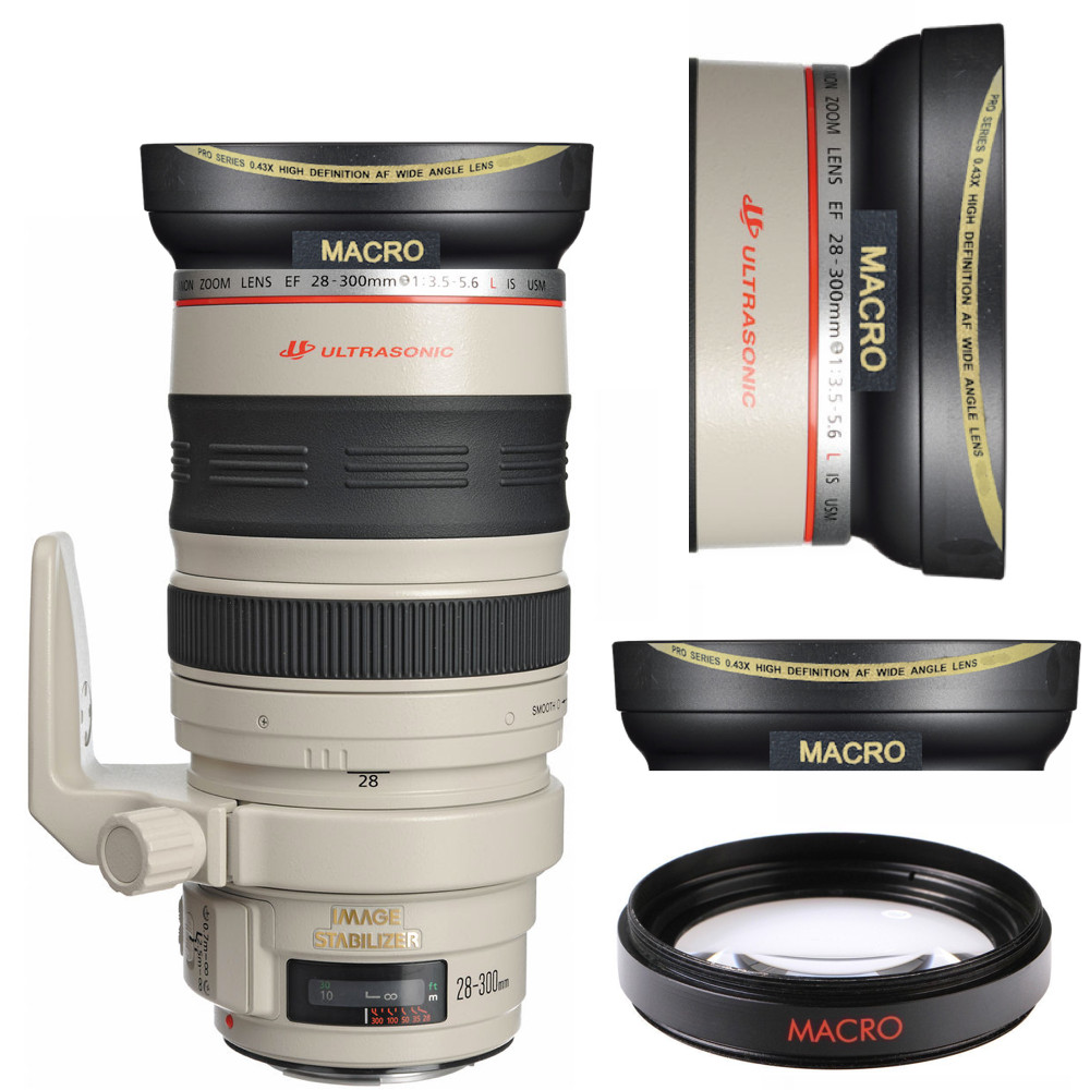 HD ULTRA WIDE FISHEYE MACRO LENS FOR Canon EF 28-300mm f/3.5-5.6L IS USM Lens