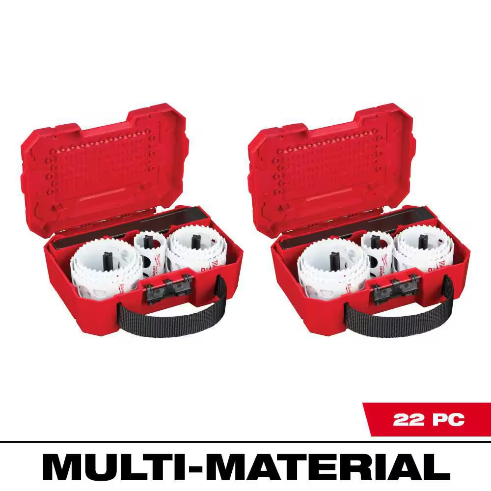 Hole Dozer General Purpose Bi-Metal Hole Saw Set (22-Piece)