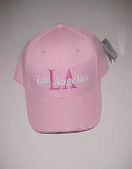 Los Angeles California Decky Collectibles Adult Unisex Pink Cap One Size New